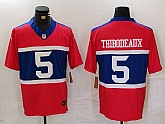 Men's New York Giants #5 Kayvon Thibodeaux Century Red Alternate Vapor F.U.S.E. Limited Football Stitched Jersey